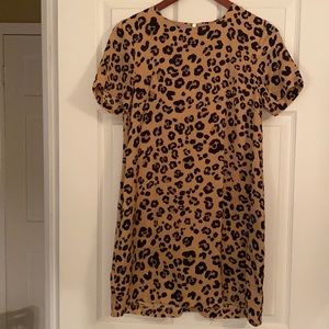 Cheetah print dress